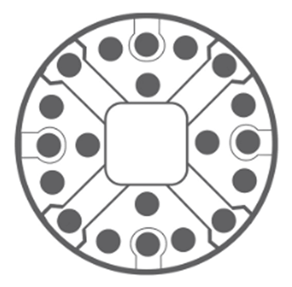 گلدان پلاستیکی پاچیرا